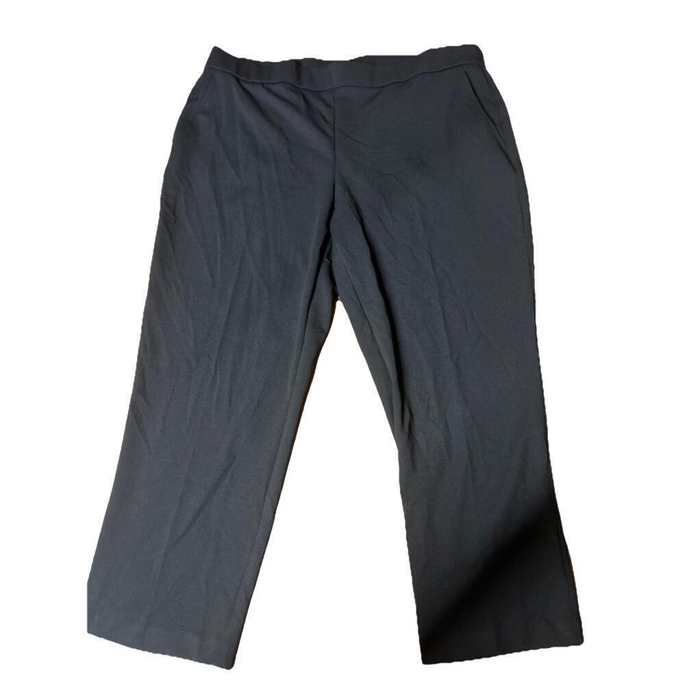 hilary Radley Black pull on pants Womens SIZE XL. BU
